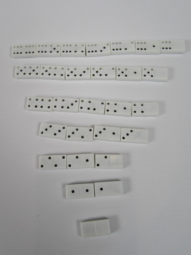 210h jeu dominos plastique - jeu,